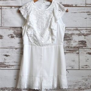 Elegant White Lace Kids Dress